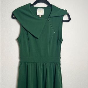 ModCloth Emerald Green Fit and flare Dress